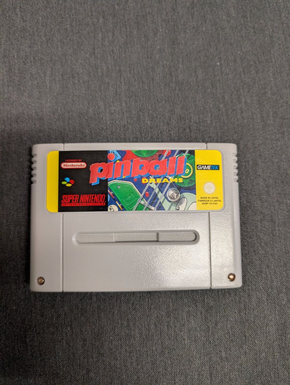 Spiele: Pinball dreams super Nintendo – Gebraucht aus Giubiasco von Ticinerd