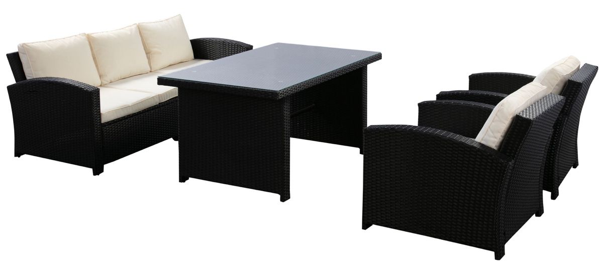Gonser Sessel: Gartenset Korfu schwarz/beige – Gebraucht aus Niederwangen BE von Sidney07 4