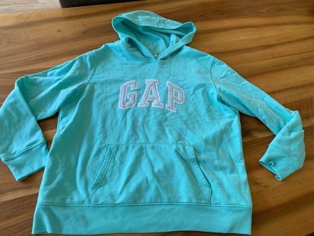 GAP cooler Kapuzenpullover Hoodie türkis Gr. XL