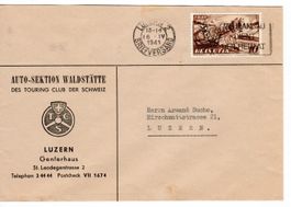 Brief, Auto Sektion Waldstätte TCS Luzern 1941