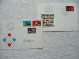 1969 - 70 2 Belege OLMA