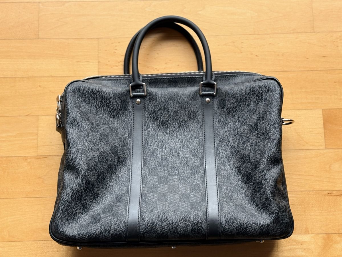 Louis Vuitton Valigie & Borse: Louis Vuitton Sac Business, Damier Graphite – Usato da epalinges venduto da Misterazz 2