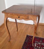 Beistelltisch Nussbaum, antik, Louis XV, mit Intarsien