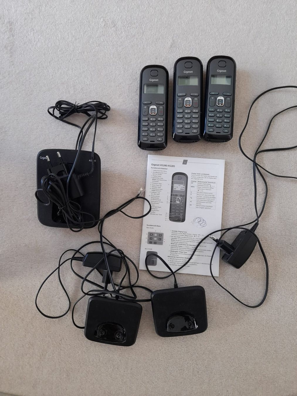 Gigaset Telefoni: Gigaset AS280 3er Set – Usato da Zuerich venduto da Mykid