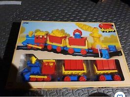 Duplo Lego 2700 Güterzug mit Kran u. Schienenoval 5in1