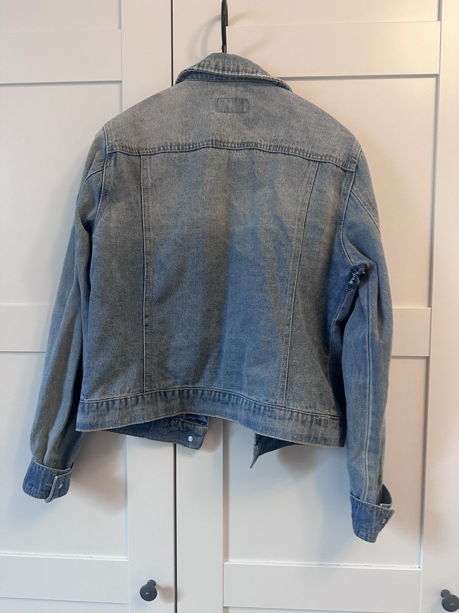 Only Giacche: Jeansjacke mit Perlen - Grösse 40 – Usato da Adlikon venduto da Chbu84 3