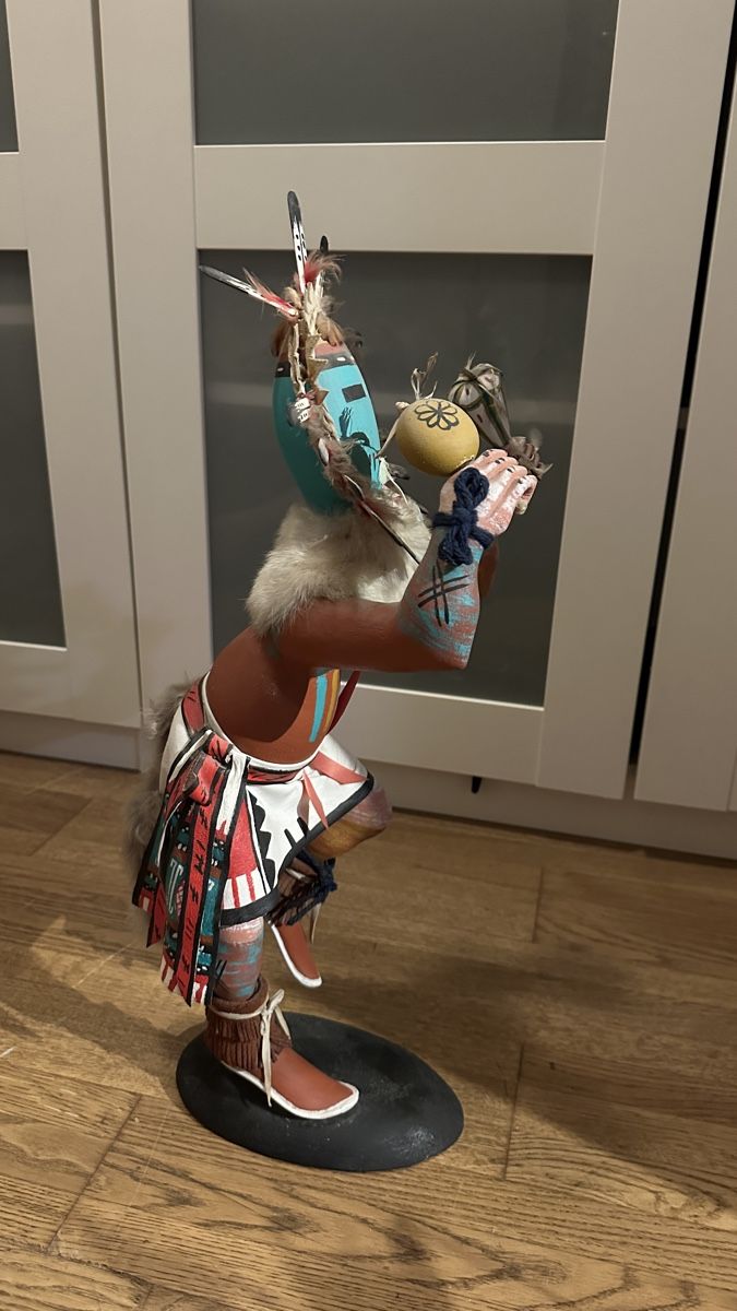 Statuette: Kachina Figur Sun Dancer handgeschnitzt ca. 55cm – Usato da Schönenberg ZH venduto da mic_mks9 1