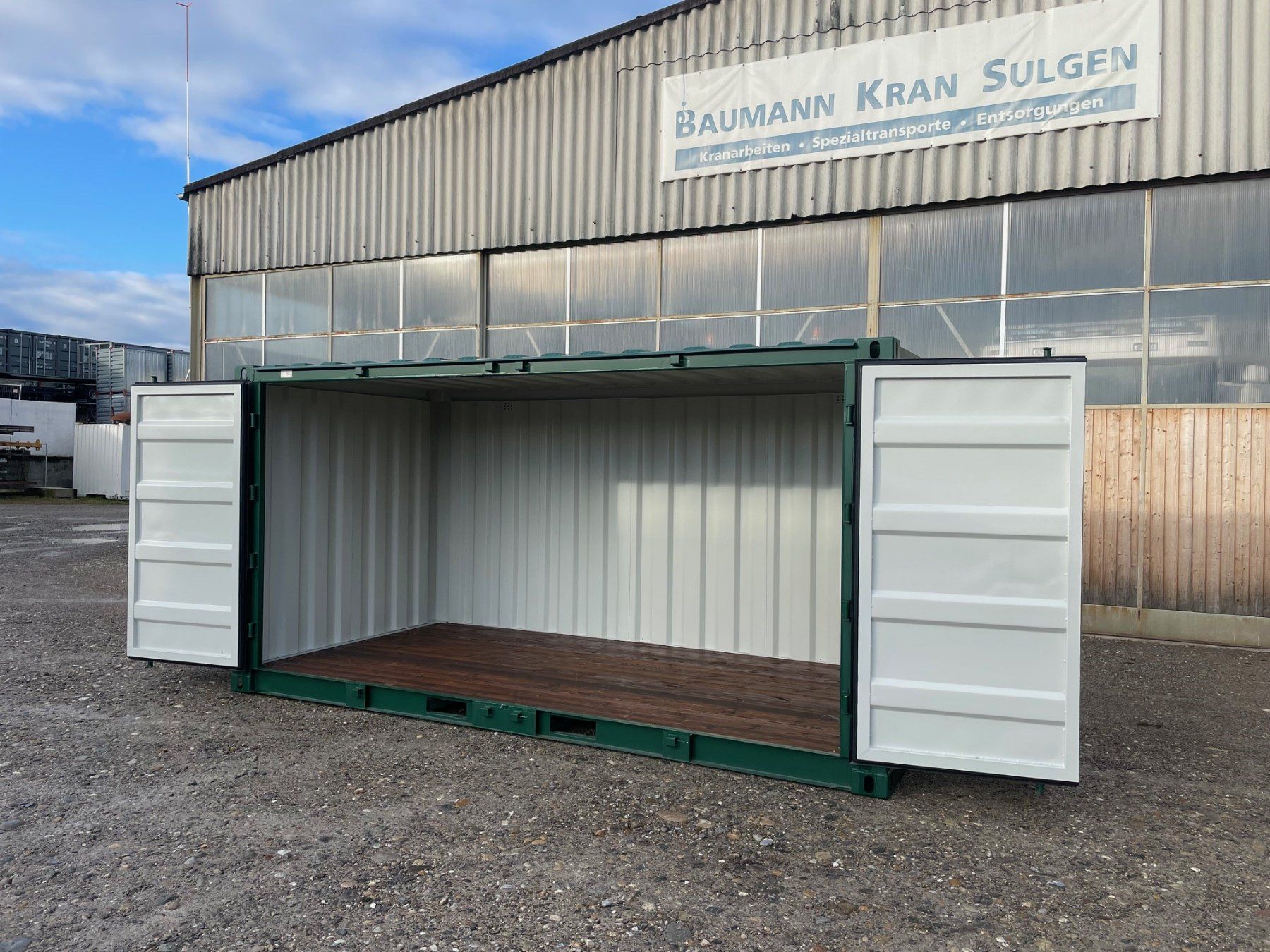Sonstiges für Büro & Gewerbe: 15' Lagercontainer, Baucontainer, Garage, Gerätehaus, Stall! – Neu (gemäss Beschreibung) aus Kradolf von BKSAG 3
