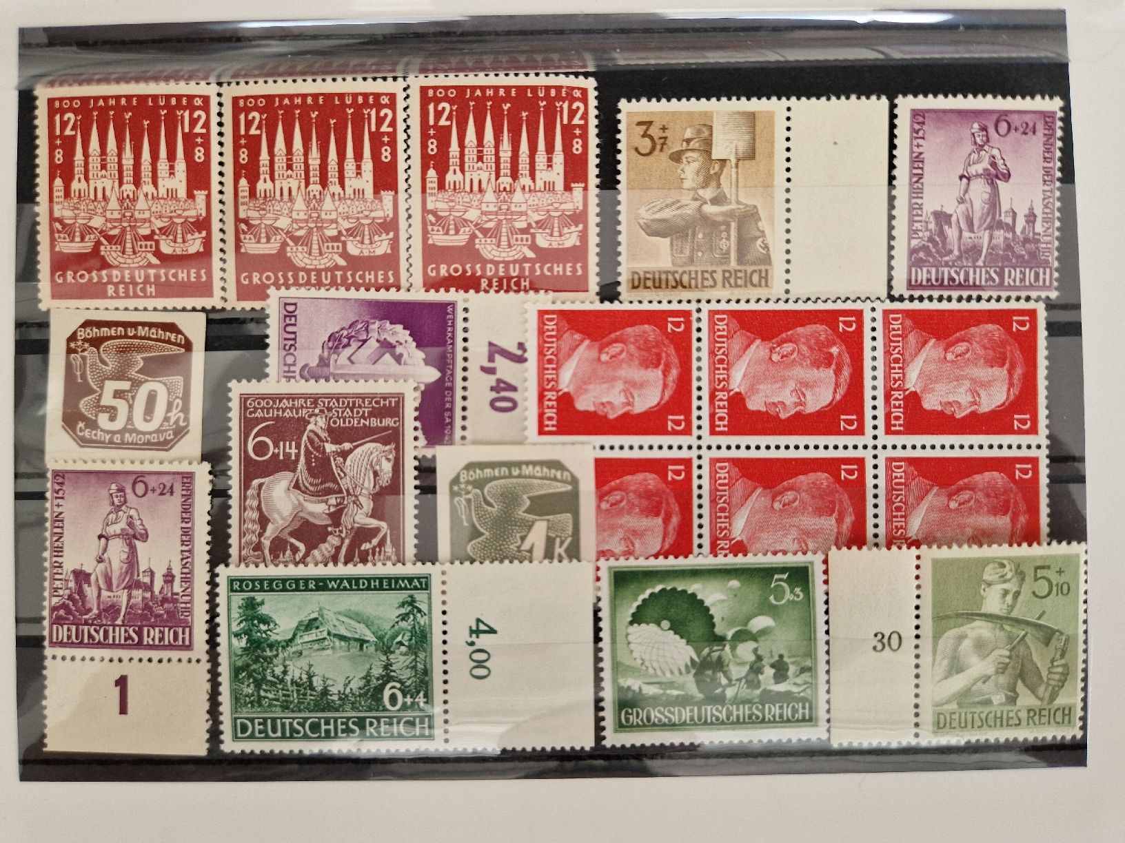 Tous les timbres: Deutsches Reich Briefmarken POSTFRISCH – Neuf (Voir description) à St. Gallen par Enrico_SG