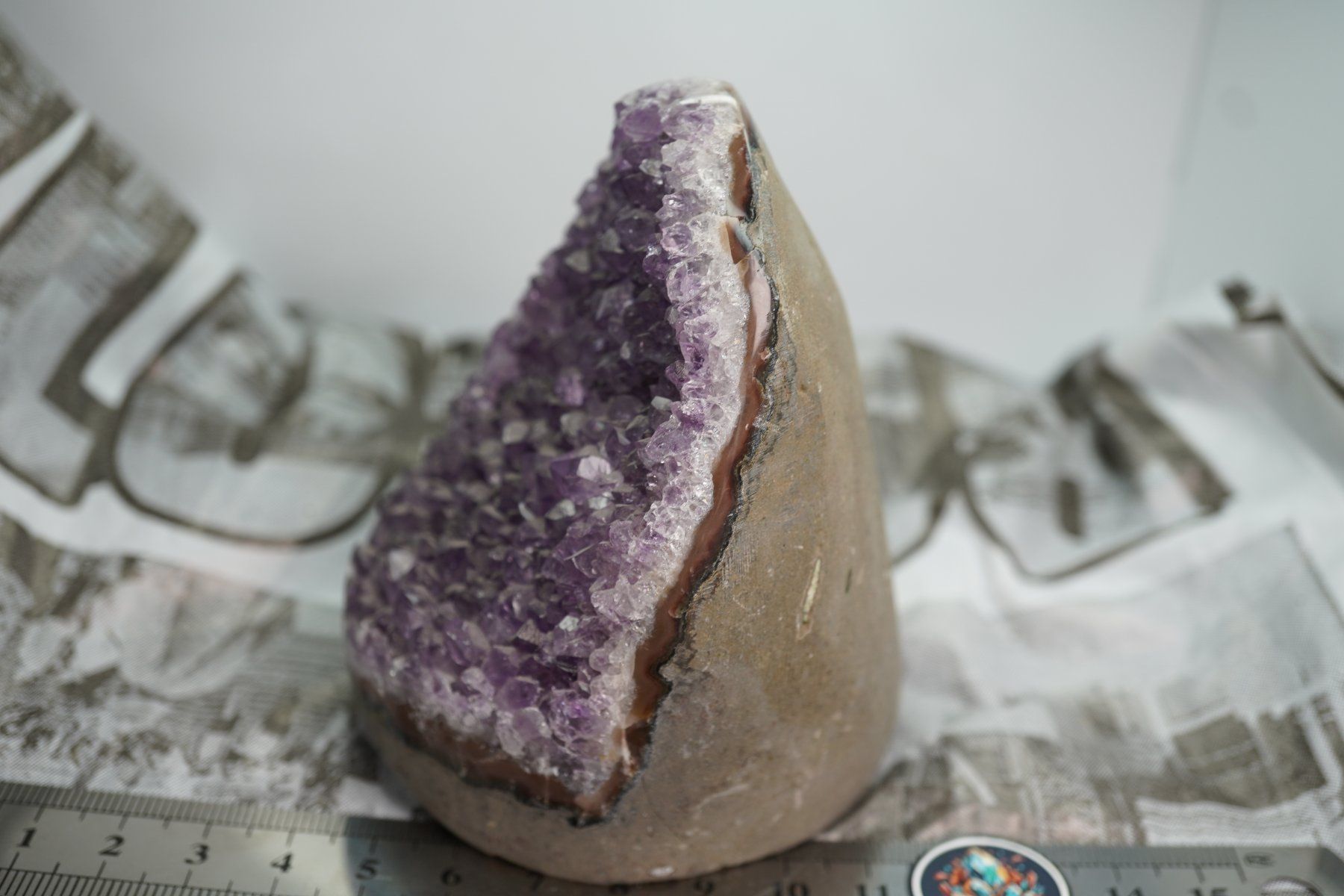 Mineralien & Heilsteine: Amethyst Druse  9cm x 6cm    Direkt – Neu und originalverpackt aus Eschenbach SG von topstone 3