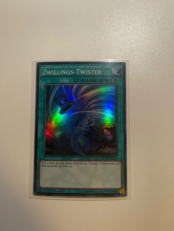 twister yugioh card Twin Twisters [MP16-EN221] Super Rare main image 1