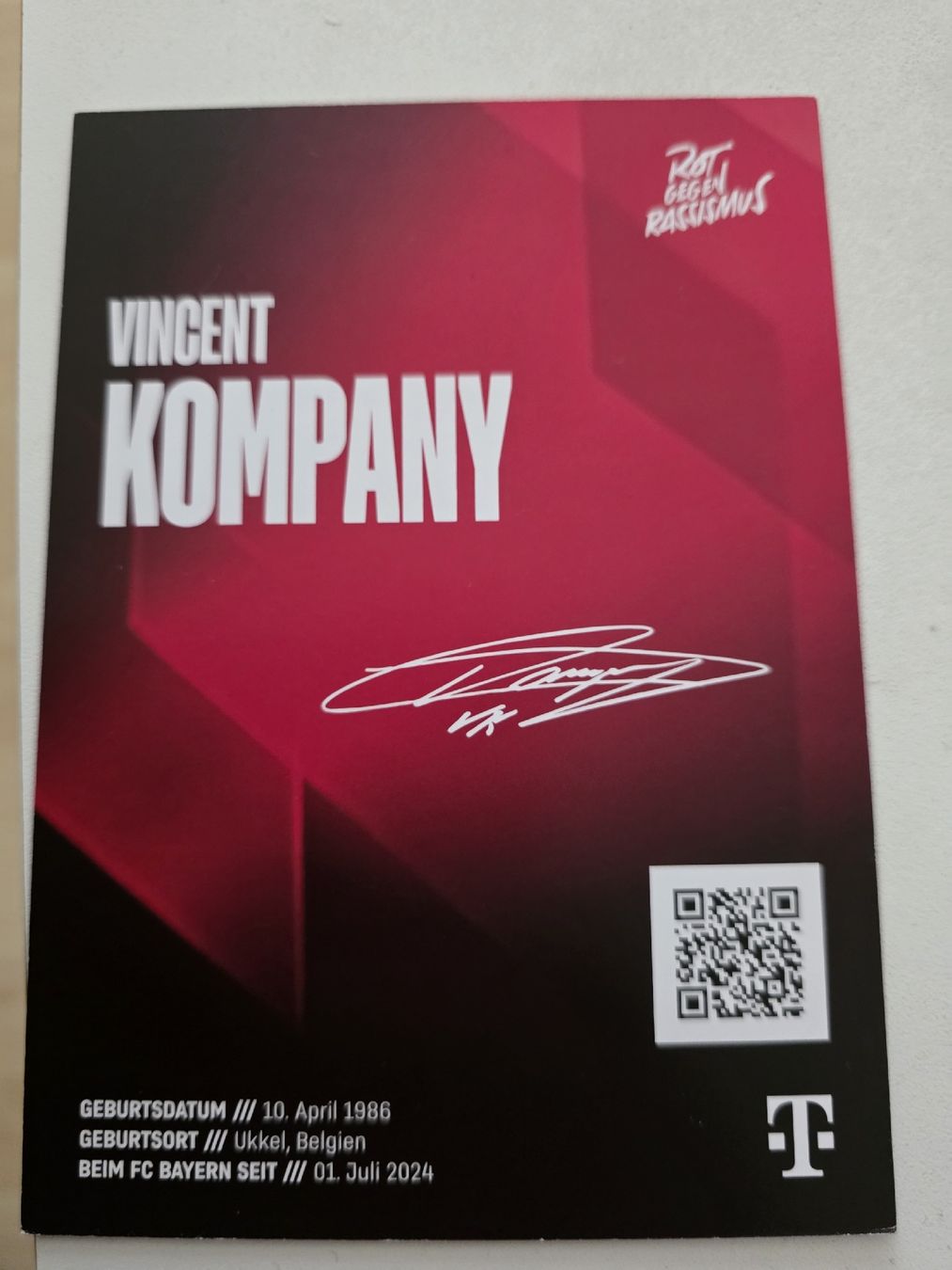 Autogramme: Vincent Kompany Autogramm original handsigniert – Neu (gemäss Beschreibung) aus Zürich von Huss2308 1