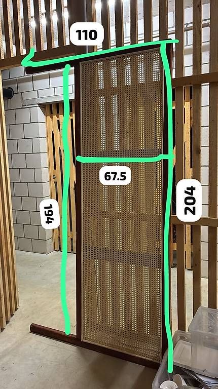 Letti: Kopfteil Holz mit Rattan – Usato da Hägendorf venduto da ala_m7zl 1
