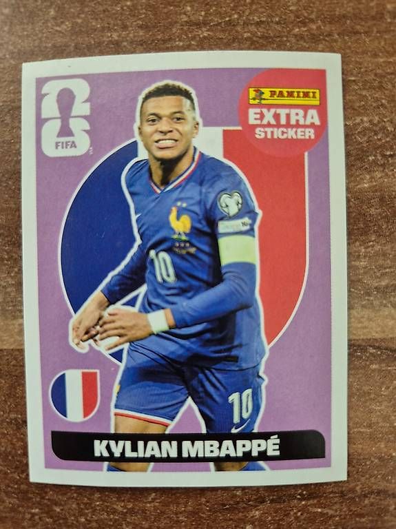 Panini Sammelbilder & Trading cards: Panini Extra Sticker Mbappé silber und lila – Neu (gemäss Beschreibung) aus Koppigen von Derelict 1
