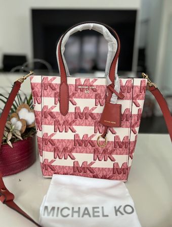 Michael Kors Tasche rosa/weiss