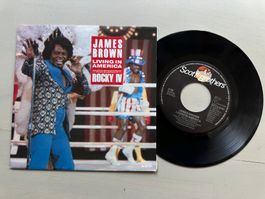 ROCKY IV JAMES BROWN tolle Single Living in America Stallone