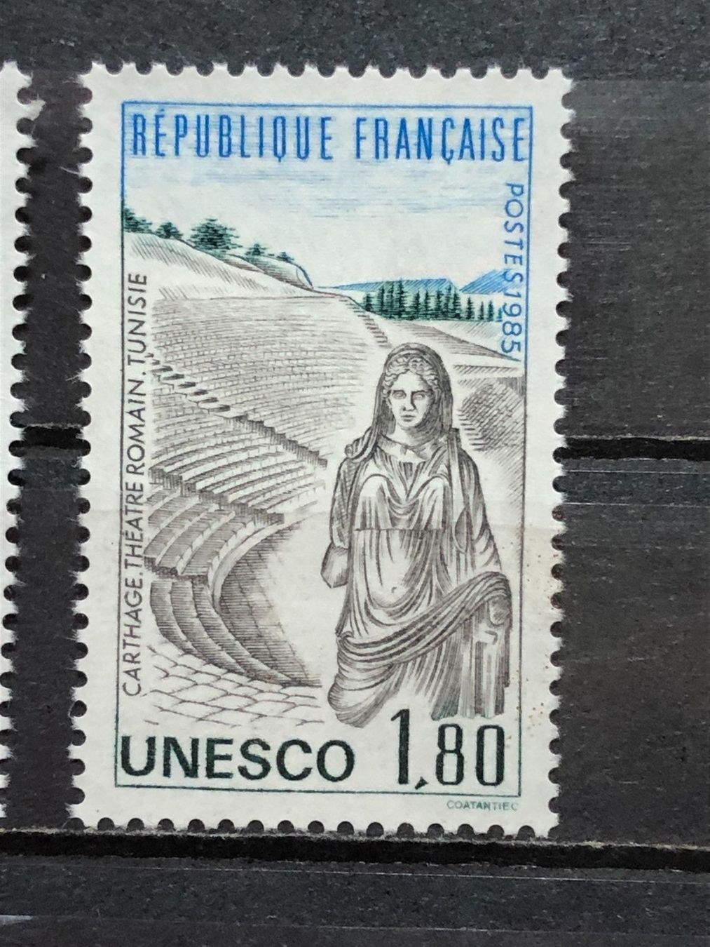 Tutti i francobolli: Triplet UNESCO Neufs** 1985 – Nuovo e nell'imballaggio originale da Lausanne venduto da ffhoud 3
