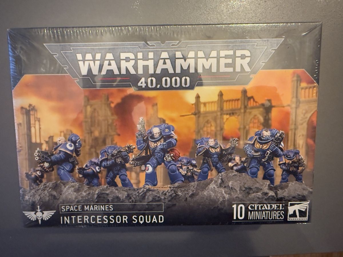 Kit di modellismo & Modellini statici: Warhammer 40K Space Marines Intercessor Squad nuovo – Nuovo e nell'imballaggio originale da Zürich venduto da fed_5zp9