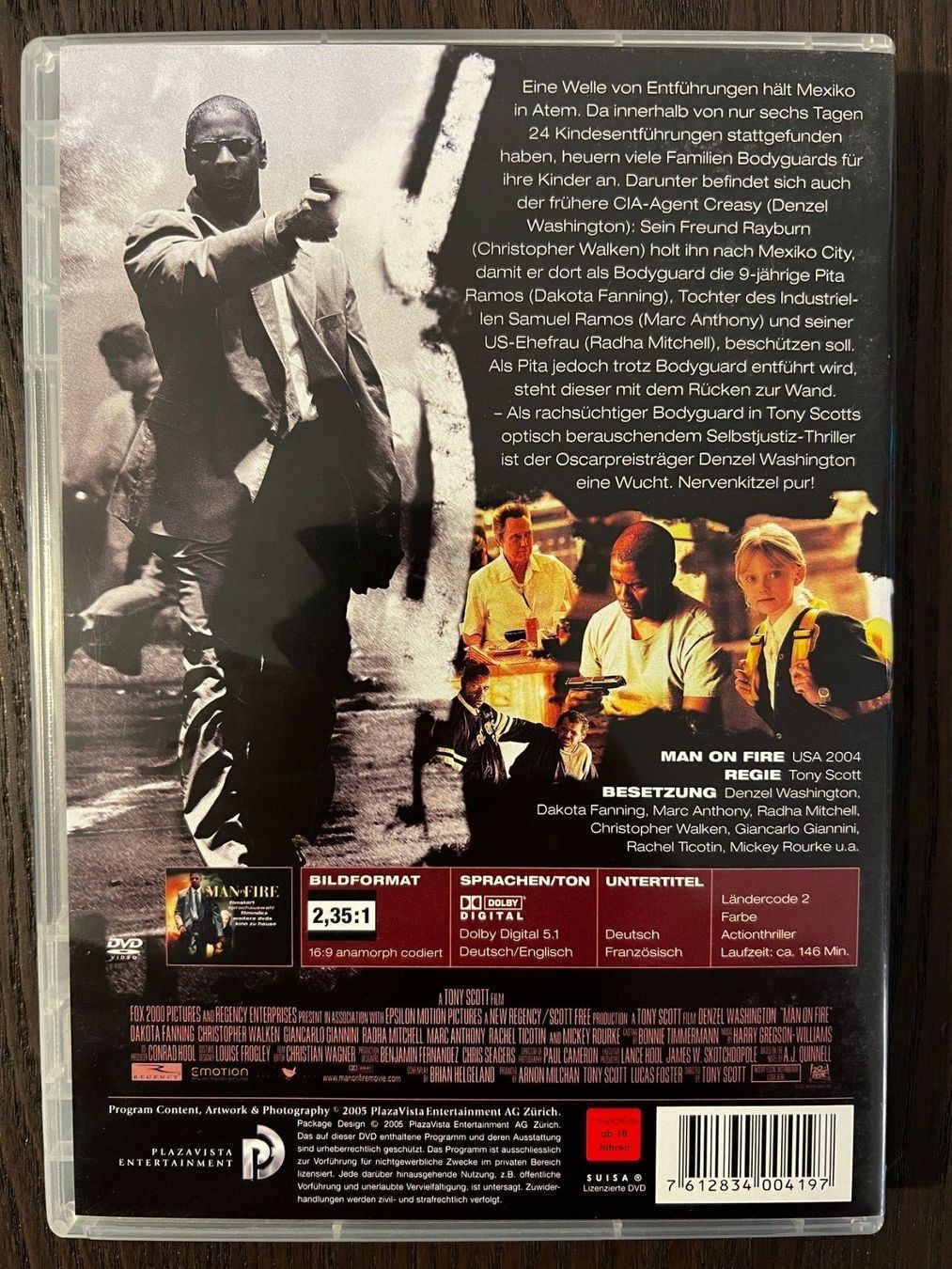 Tutti i DVDs: Man on Fire – Usato da Zürich venduto da FilmFreunde 1