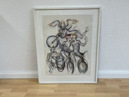 Mario Comensoli, Kunstdruck von 1990. signiert, 194/250