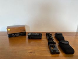 Nikon Multifunktionshandgriff MBD18 und Akku EN-EL18b