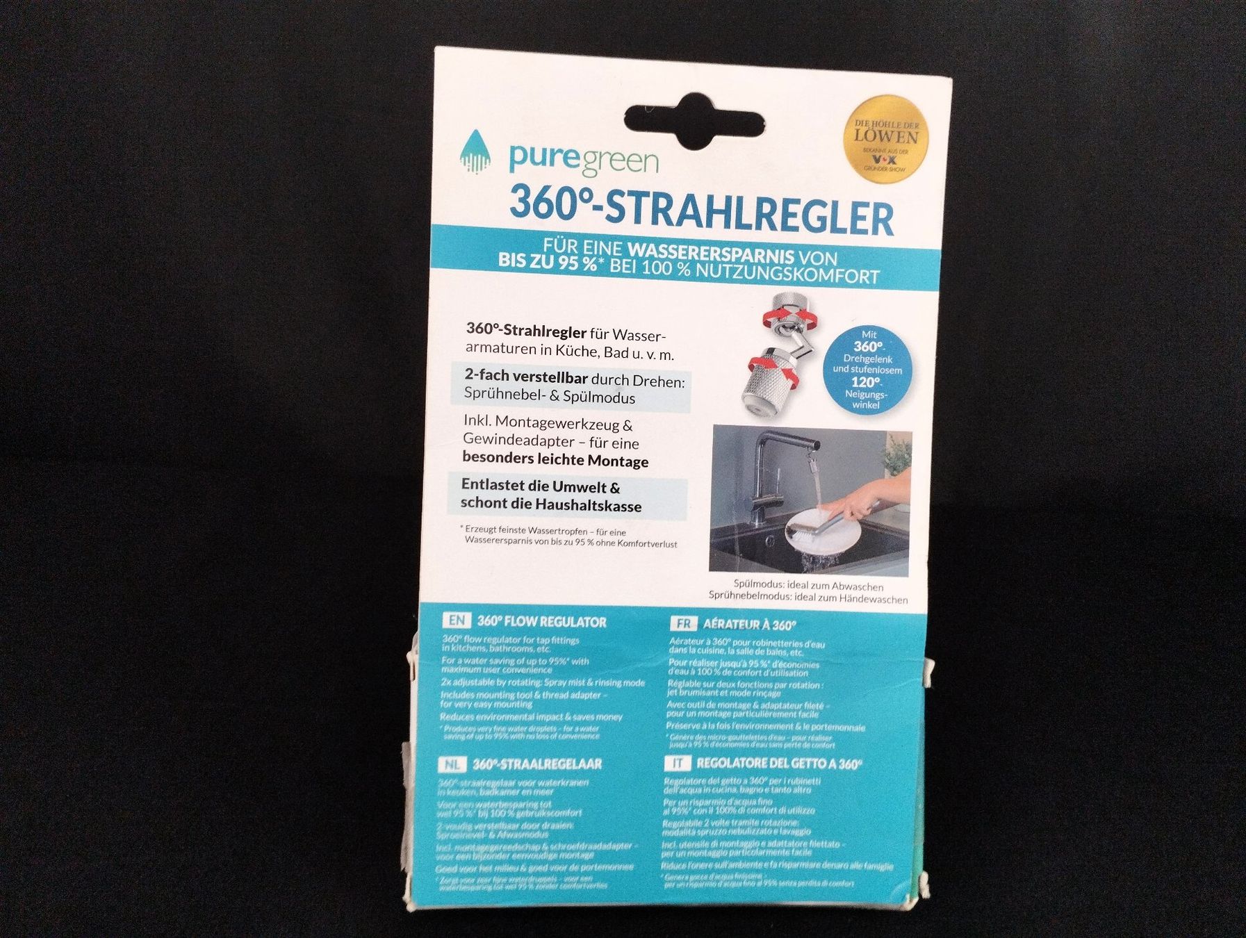 Rubinetteria: PUREGREEN 360 Strahlregler – Usato da Schübelbach venduto da Restwert_Schubelbach 4