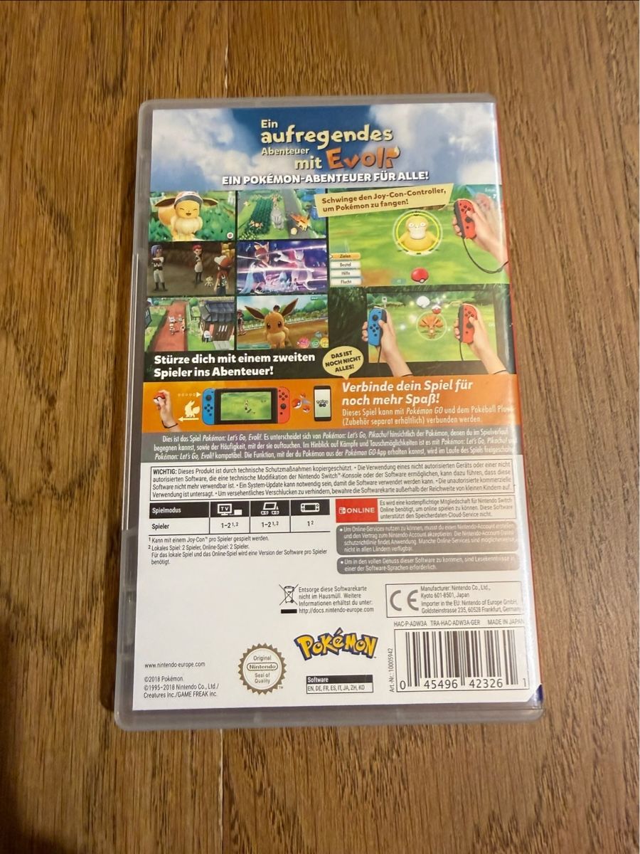 Nintendo Giochi: Pokémon Lets Go Evoli / Nintendo Switch – Usato da Läufelfingen venduto da Seraphim13 1