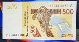 Côte d'Ivoire 500 Francs UNC