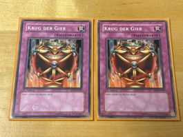 Krug der Gier 2 Stk. Fallenkarte Yu-Gi-Oh