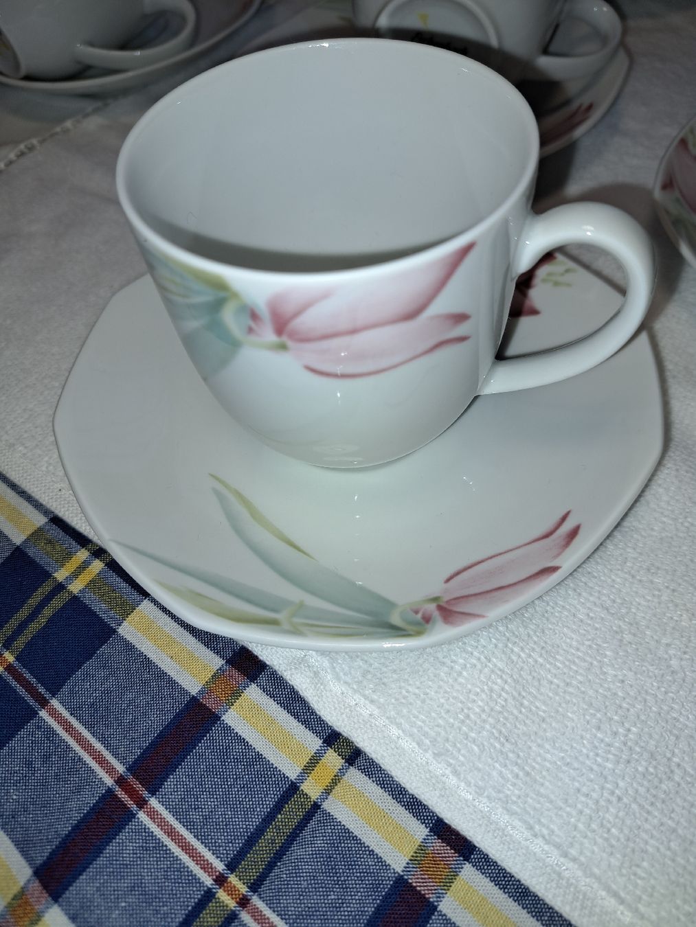 Eschenbach Tasses: Eschenbach Tasse mit Unterteller, 9.Stk – D'occasion à Kölliken par Upcycling-by-Mc-TAM 3