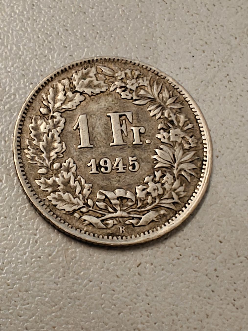 Tutti le monete: Schweizer 1 Franken 1945 Silber gebraucht – Usato da Bad Zurzach venduto da Agia