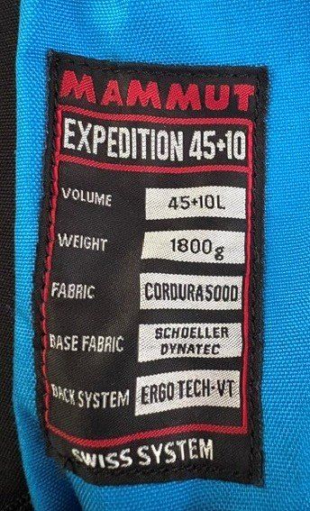 Mammut Zaini: Mammut Trekkingrucksack "EXTREME" Swiss System – Usato da Uetikon am See venduto da Groshans 2