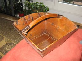 antiker asiatischer Holz Korb