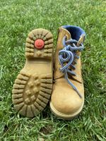 Kinder Stiefel braun mit Reissverschluss, Grösse 25