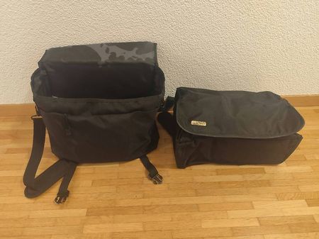 2 Velotaschen Urban Activ inkl. Regenschutz
