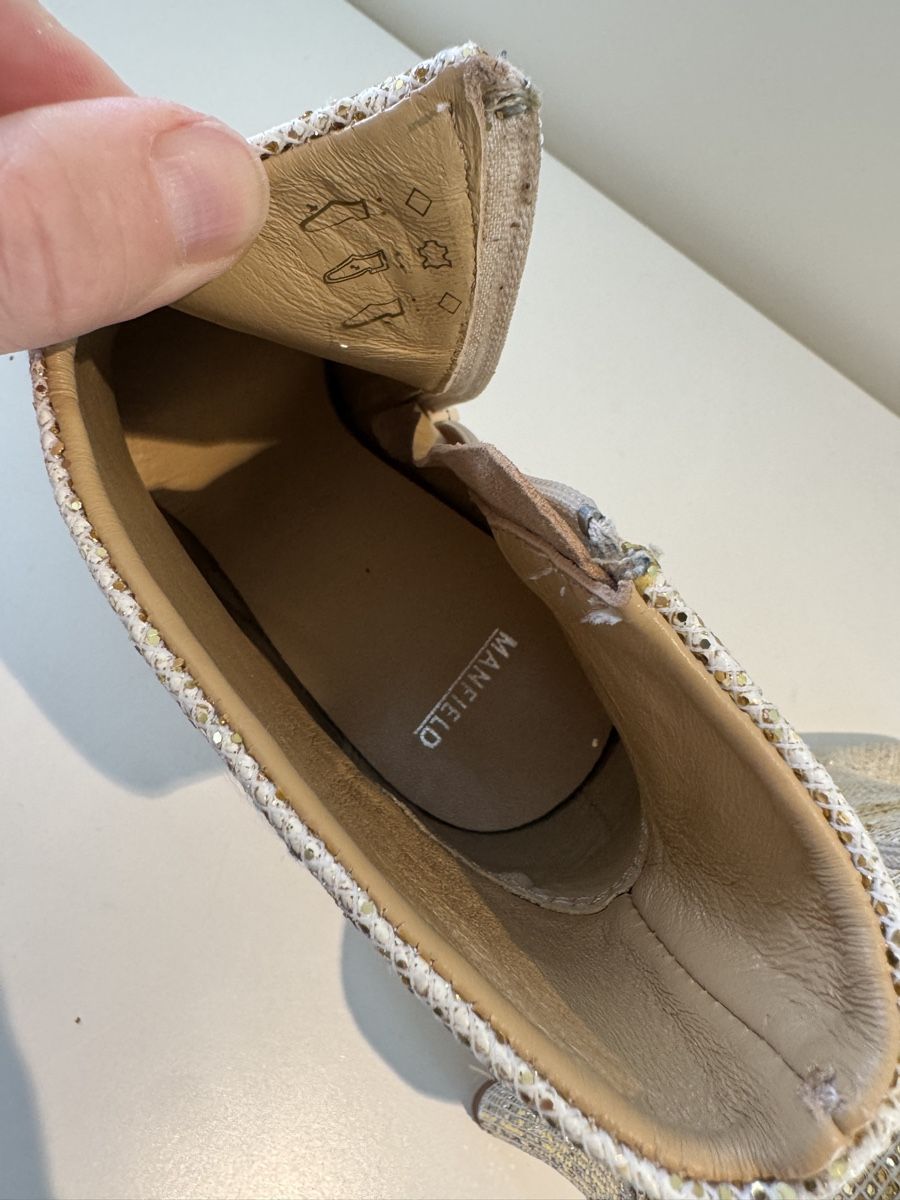 Scarpe da donna: Glitzer Stiefeletten, Gold, 37 – Usato da Weesen venduto da sannevanrijn 9
