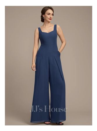 Marineblauer Jumpsuit, ca Gr. 38, elegant