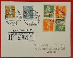 Brief - Lausanne Konferenz Orient  1923