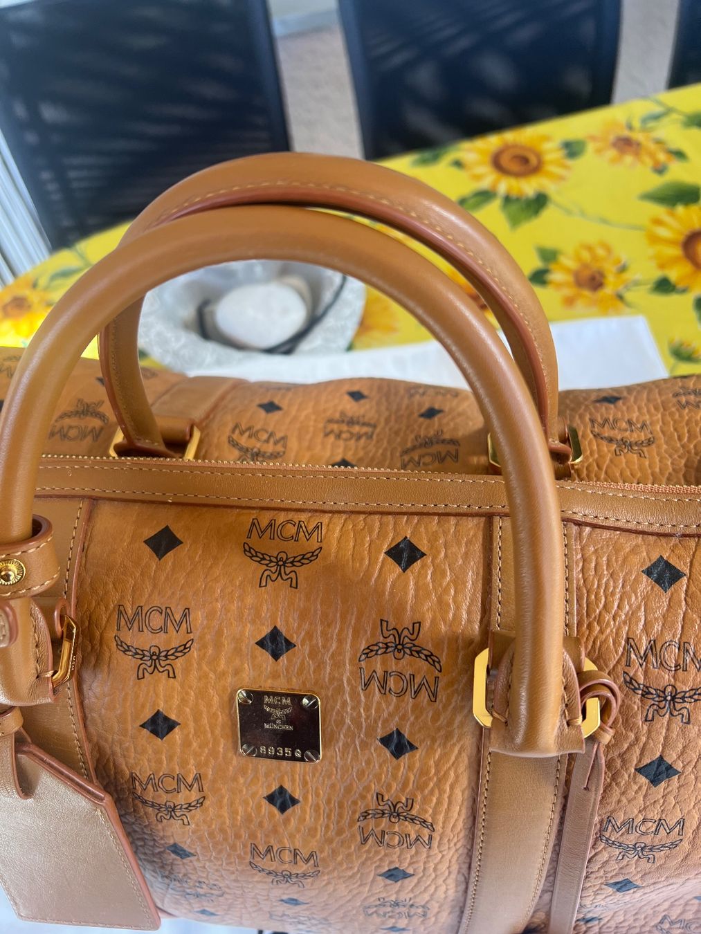 Mcm Sacs: MCM Weekender 45cm - ungetragen / Cognac – Neuf (Voir description) à Derendingen par MDPshopandmore 2