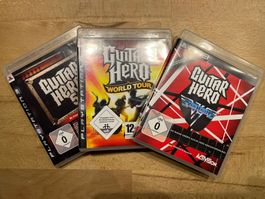 Guitar Hero 5, World Tour, Van Halen für PS3 Bundle Konvolut