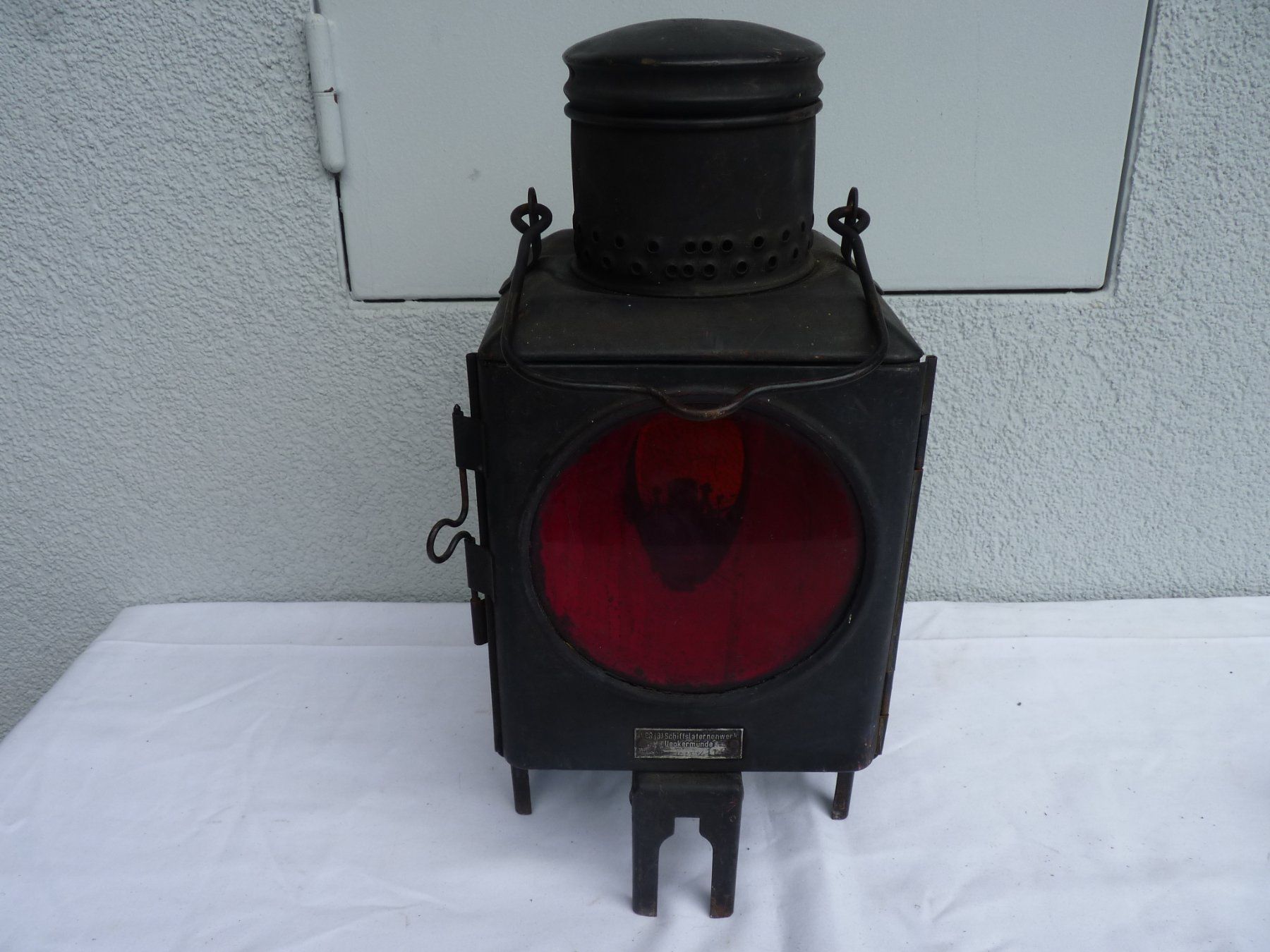 Lampade: Antike Schiffslaterne Petrol – Usato da Küsnacht ZH venduto da zoliboli01 3