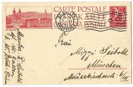 1923 Bildpostkarte Nr. 85-024 ST. GALLEN, gest. St. Gallen