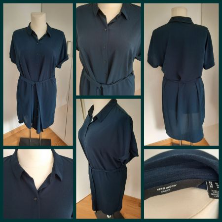 ***VERO MODA*** Blusenkleid blau Gr 46