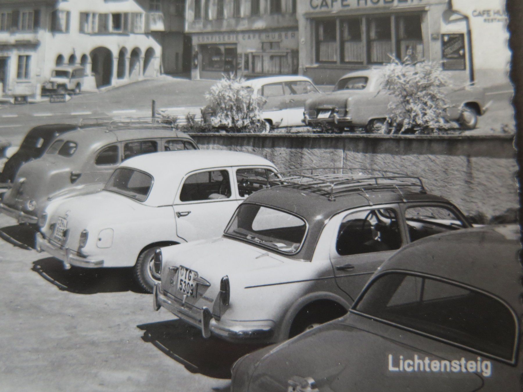Cartoline postali: LICHTENSTEIG - VIELE ALTE AUTOS!! – Usato da Wittenbach venduto da lipasal 1