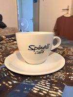 Kaffeetasse Spinelli Caffe mit Untertasse weiss - ab 1.-!
