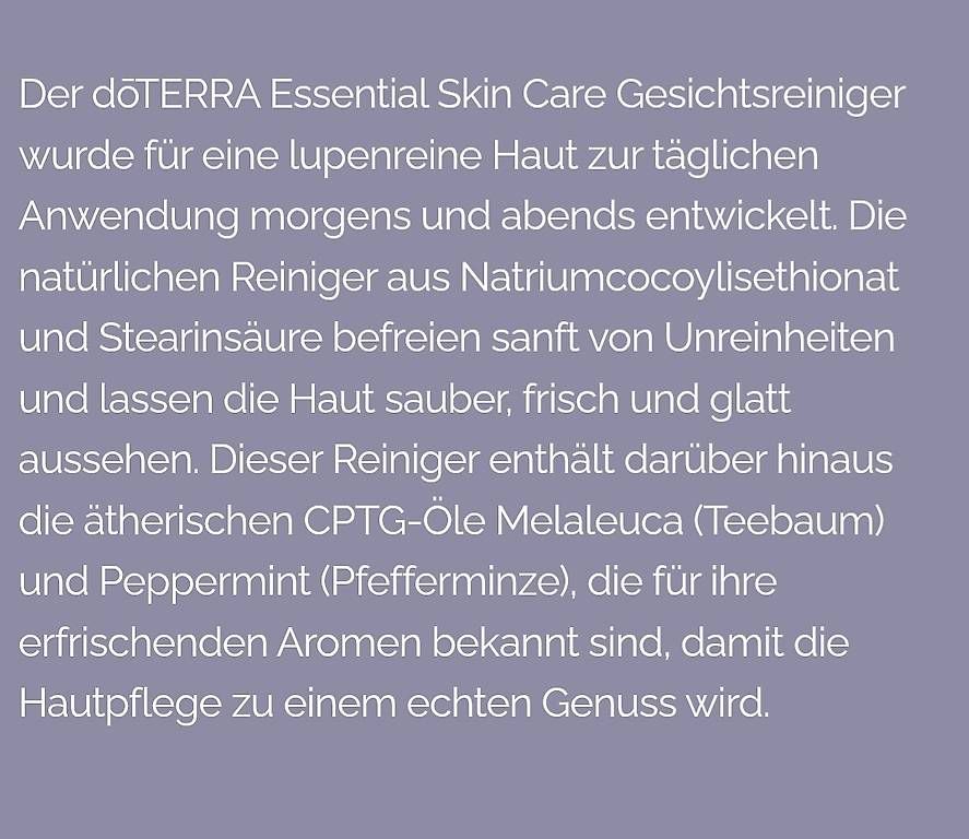 Doterra Cura del viso: Doterra  Gesichtsreiniger – Nuovo e nell'imballaggio originale da Lyss venduto da Infinia 1