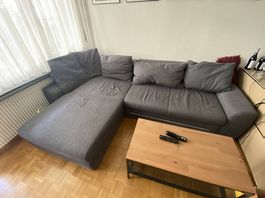 Sofa grau (ausziehbar)
