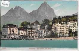 Brunnen - Die Hotels am Quai - Litho