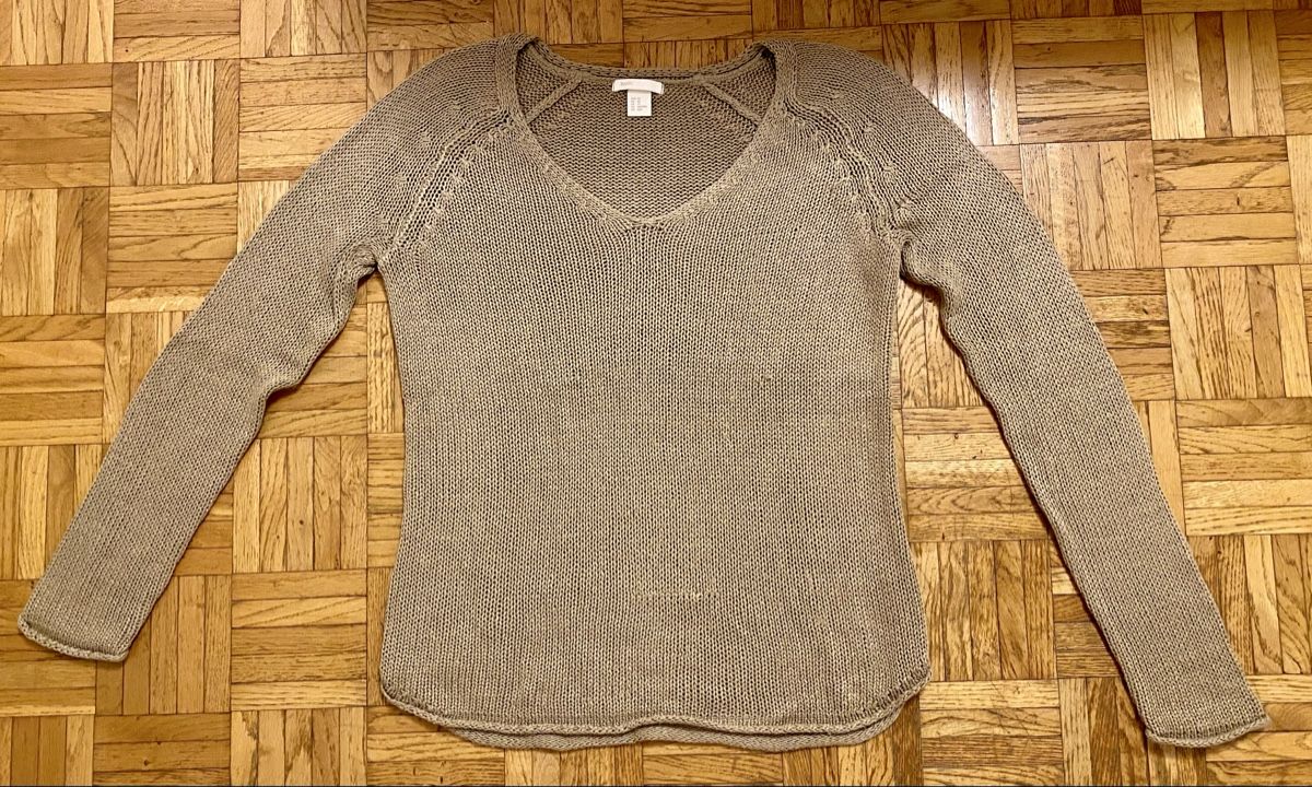 H&M Maglioni & Felpe: Pull en maille beige - H&M - taille XS (grand) – Usato da Nyon venduto da meganhw 3