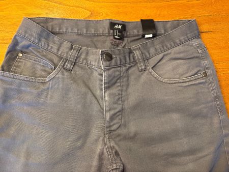 H&M Herren Hose,m, Grauton, Grösse 32/32!